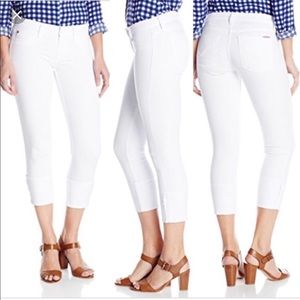 NWOT Hudson White Crop Muse Skinny Jean